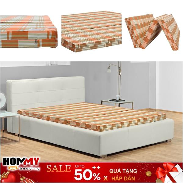 Đệm Bông Ép Hanvico Golden Dream vải cotton cao cấp