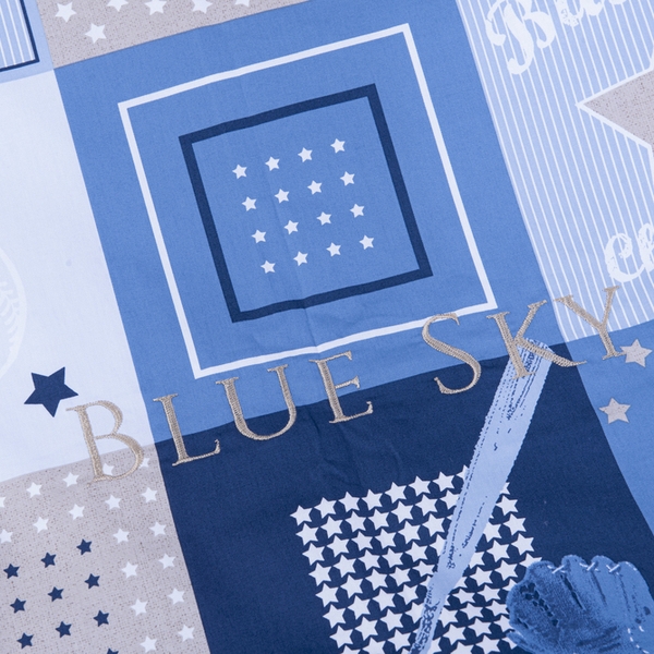 Mẫu Chăn Ga Gối Hanvico Blue Sky DLP191 vải cotton cao cấp (bán lẻ)