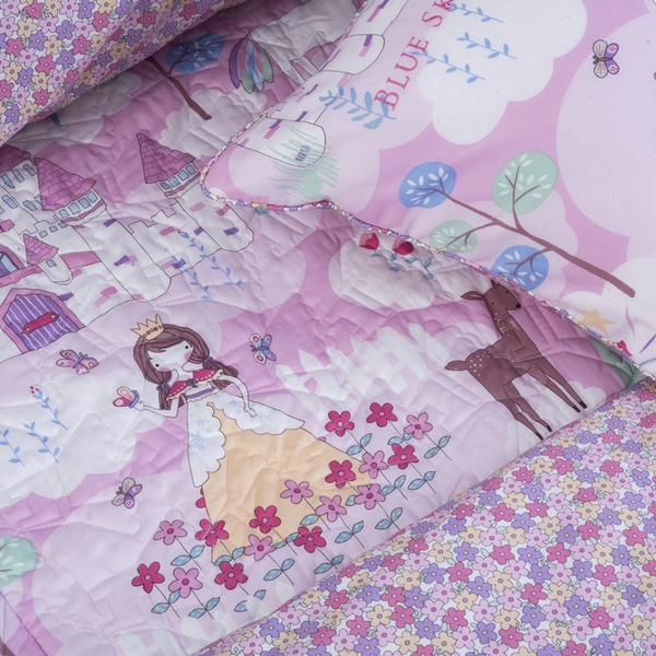 Mẫu Chăn Ga Gối Hanvico Blue Sky DLP192 vải cotton cao cấp (bán lẻ)