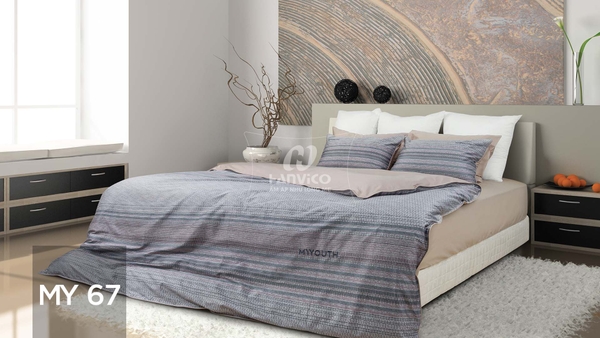 Bộ Chăn Ga Gối Hanvico My Youth - MY67