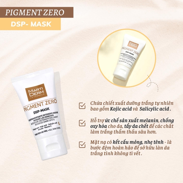 Martiderm Pigment Zero DSP Mask 30ml The S.A.F.E