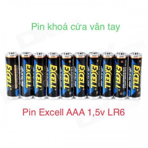 Pin Khóa Cửa Vân Tay, Khóa Cửa Thông Minh Excell AAA 1.5V LR6 | KADOL - Khóa  Cửa Vân Tay - Khóa Cửa Thông Minh