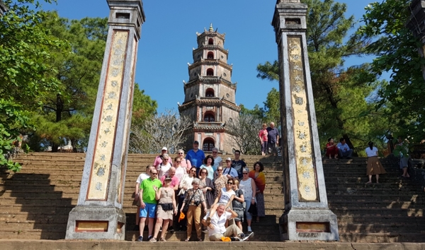 HUE IMPERIAL CITADEL AND BOAT ON PERFUME RIVER TOUR FROM CHAN MAY PORT