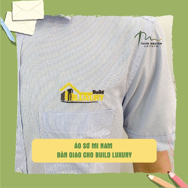 ÁO SƠ MI NAM BÀN GIAO CHO BUILD LUXURY