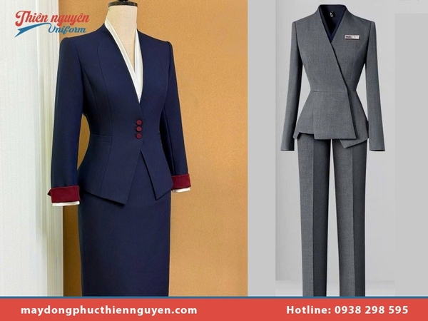 Bộ vest đồng phục nữ đẹp & thiết kế hiện đại