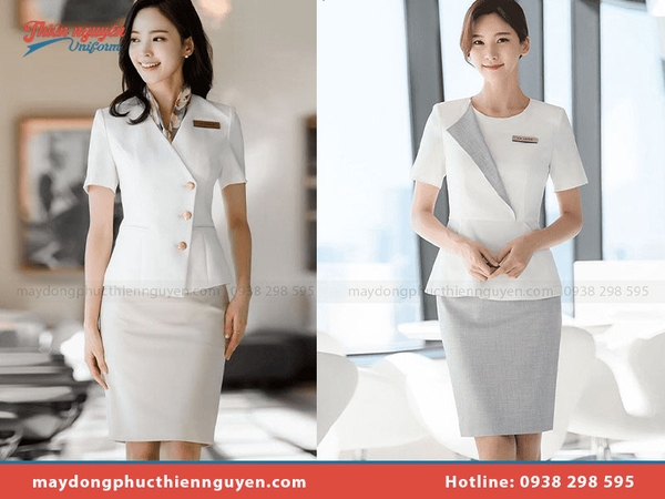 Đầm đồng phục công sở