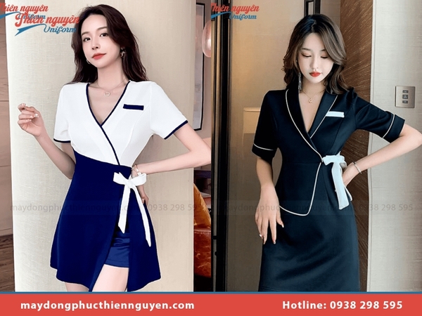 Đầm đồng phục spa đẹp & thời trang