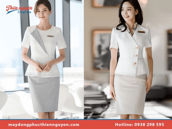 Đồng phục lễ tân bệnh viện