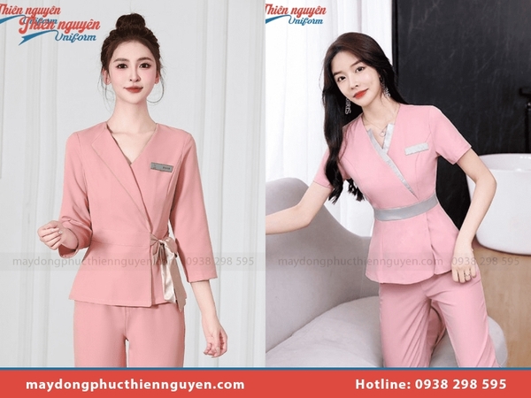 Đồng phục spa mùa đông đẹp & chất lượng