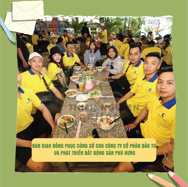 BÀN GIAO ĐỒNG PHỤC CÔNG SỞ CHO CÔNG TY CỔ PHẦN ĐẦU TƯ VÀ PHÁT TRIỂN BẤT ĐỘNG SẢN PHÚ HƯNG
