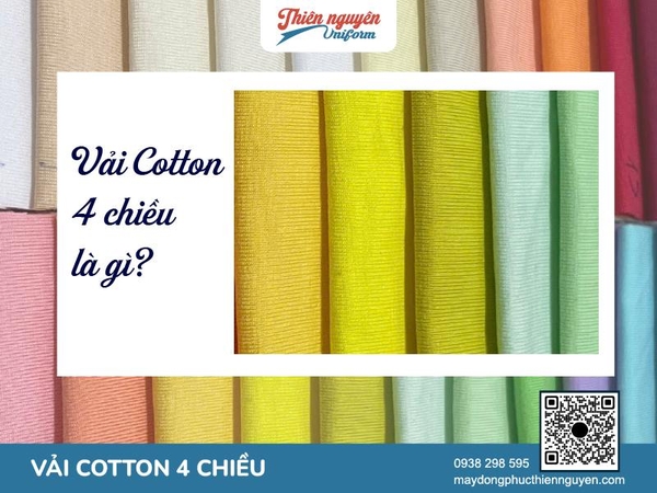 Vải cotton 4 chiều là gì? Ưu và nhược của vải & Ứng dụng sản xuất trong ngành may