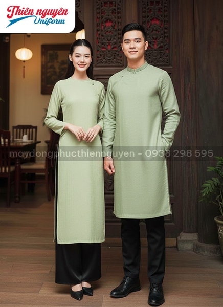 Mẫu áo dài đồng phục đẹp tinh tế