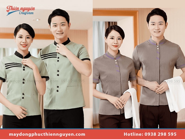 Mẫu đồng phục buồng phòng khách sạn