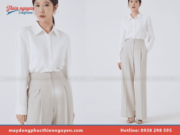 Mẫu đồng phục công sở đẹp 2024