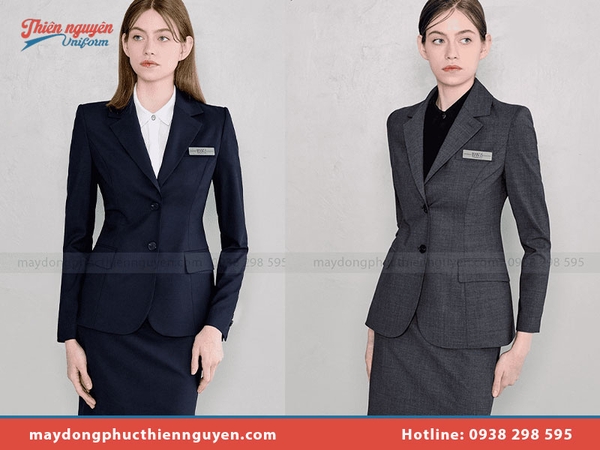 Mẫu đồng phục công sở nữ cao cấp đẹp