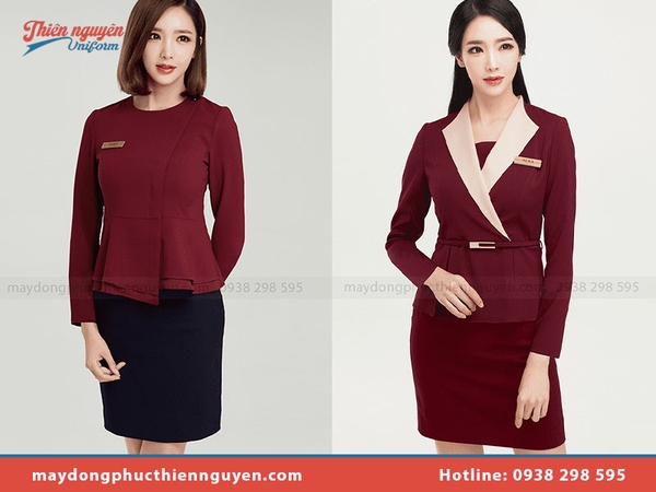 Mẫu đồng phục lễ tân nhà hàng