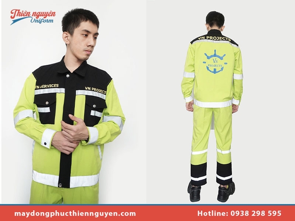Mẫu quần áo bảo hộ lao động đẹp