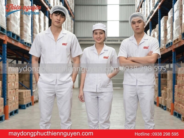 Dự Án May Quần Áo Bảo Hộ Thực Phẩm Công Ty Yilin Việt Nam