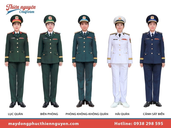 Mẫu vest quân đội Nhân dân Việt Nam phổ biến