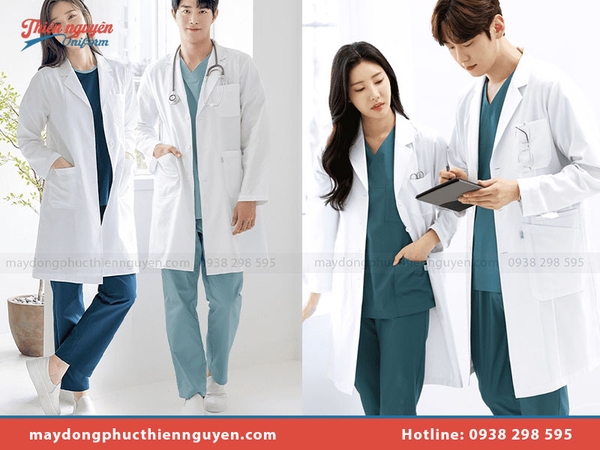 May áo blouse trắng bác sĩ