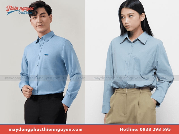 May áo sơ mi đồng phục công sở