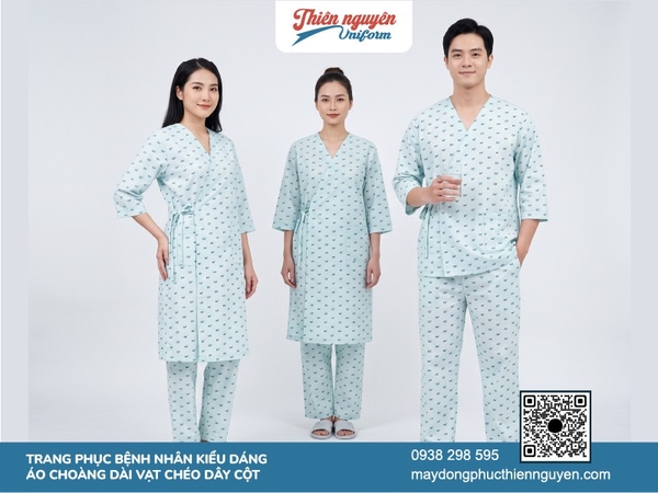 Top 5+ mẫu đồng phục bệnh nhân phổ biến nhất hiện nay