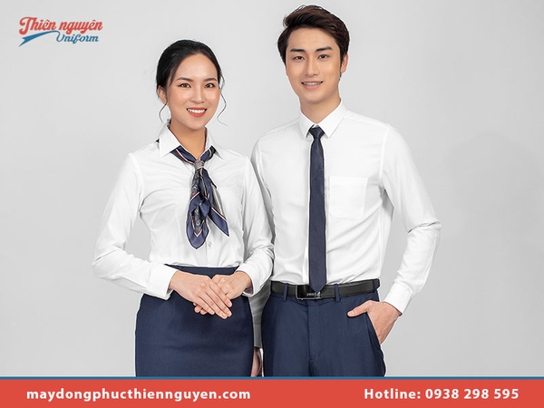 Xưởng may đồng phục áo sơ mi đẹp uy tín