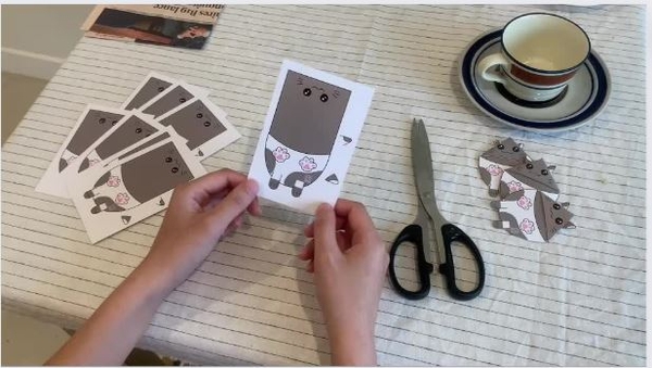 Cách gấp bookmark mèo