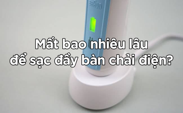 cách sạc bàn chải điện oral b