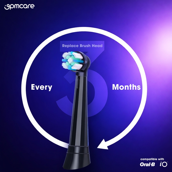 (Hộp 6) Đầu bàn chải điện 9pmcare iO lắp cho Oral-B iO Series