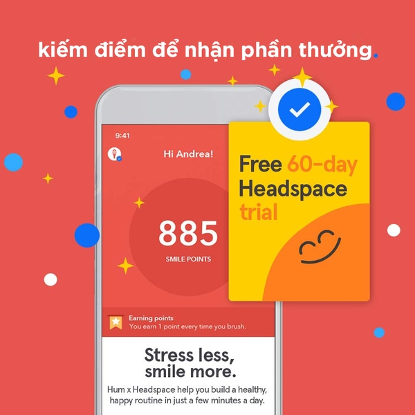 Bàn chải điện Colgate Hum (Starter Kit)