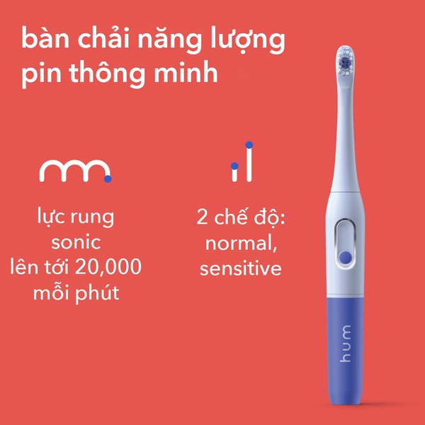 Bàn chải pin Colgate Hum (Bluetooth Connect)