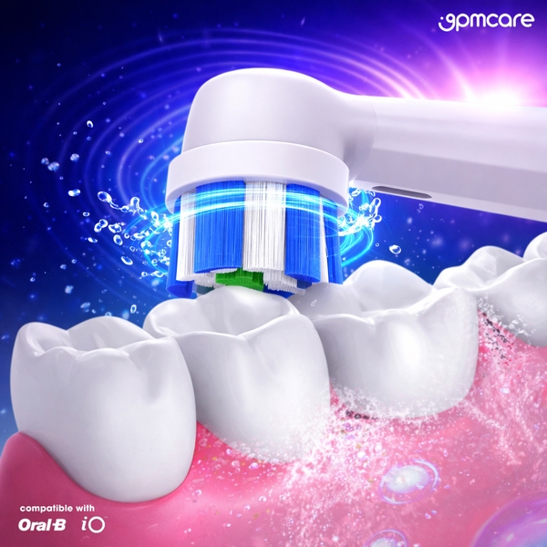 (Hộp 4) Đầu bàn chải điện 9pmcare iO lắp cho Oral-B iO Series