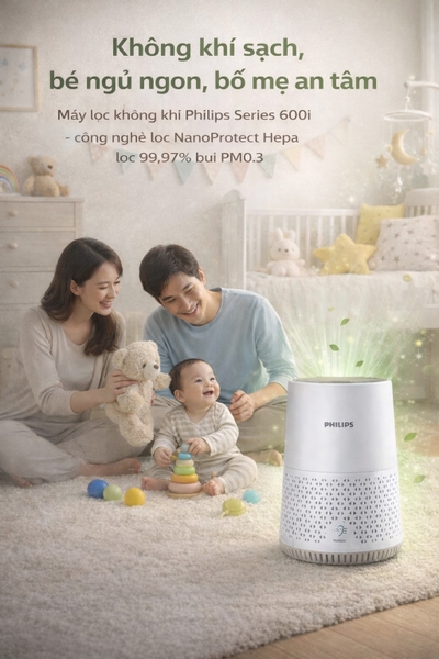 Máy lọc không khí Philips Series 600i AC0650/10