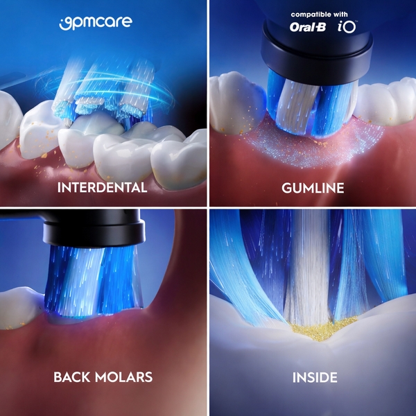 Đầu bàn chải điện 9pmcare iO lắp cho Oral-B iO Series