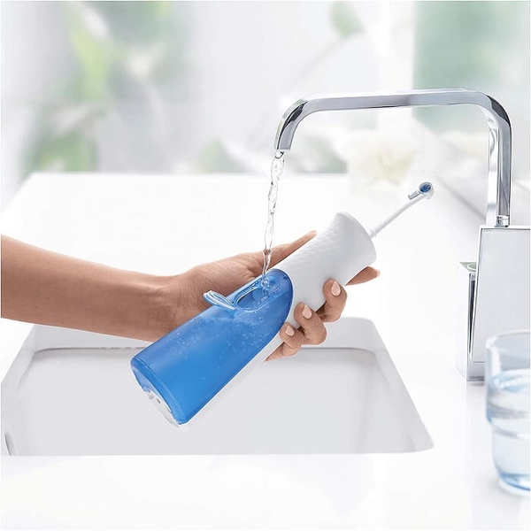 Combo Bàn chải điện + Tăm Nước | Oral-B Genius X & Oral-B Aquacare 4
