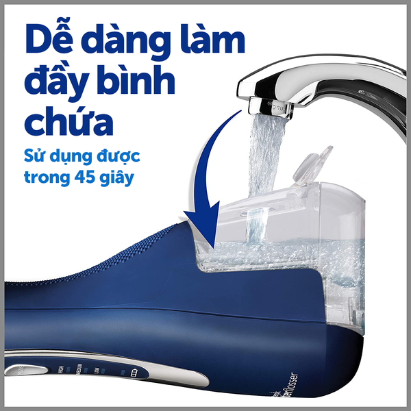 Tăm nước Waterpik WP-563 (Xanh) - 6 đầu tăm thay thế