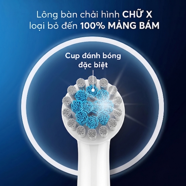 [Hộp 10c] Đầu bàn chải điện 9pmcare Ultra Thin & Soft tương thích Oral-B Vitality, Pro, Genius