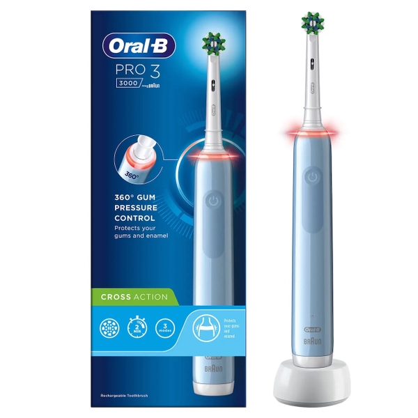 Bàn chải điện Oral-B Pro 3 3000 (mẫu mới 2025)