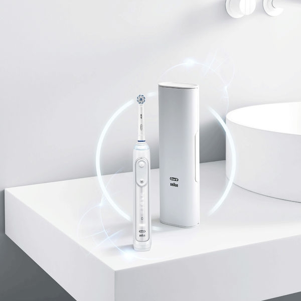 Bàn chải điện Oral-B Genius X 20300W - Trắng