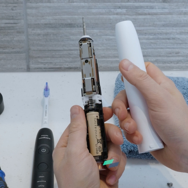 Pin nguyên bản bàn chải điện Philips Sonicare (Linh kiện chính hãng - Hàng nhập Nhật - Có ảnh hướng dẫn lắp)