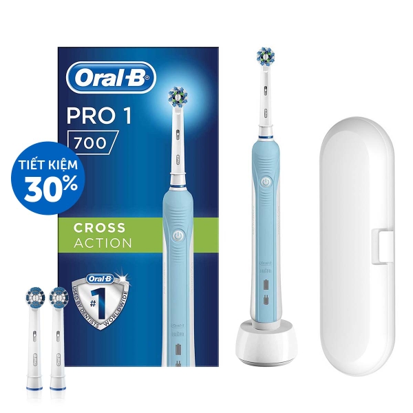 Bàn chải điện Oral-B Pro 1 700 Bundle