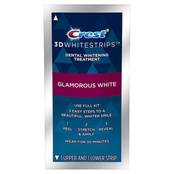 Miếng dán làm trắng răng Crest 3D Whitestrips Glamorous White