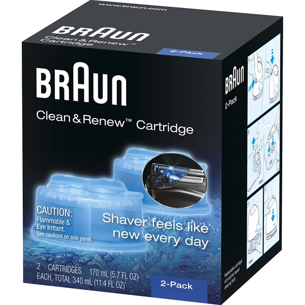 Hộp nước rửa dao cạo râu Braun Clean & Renew