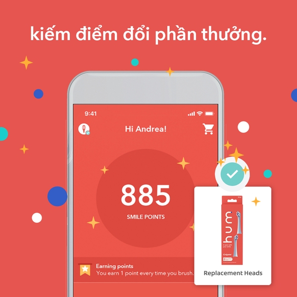 Bàn chải pin Colgate Hum (Bluetooth Connect)