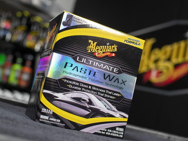 Sáp Meguiar's Ultimate Paste Wax Hydrophobic Polymer nhập khẩu - Phủ bóng bảo vệ sơn xe ô tô cao cấp