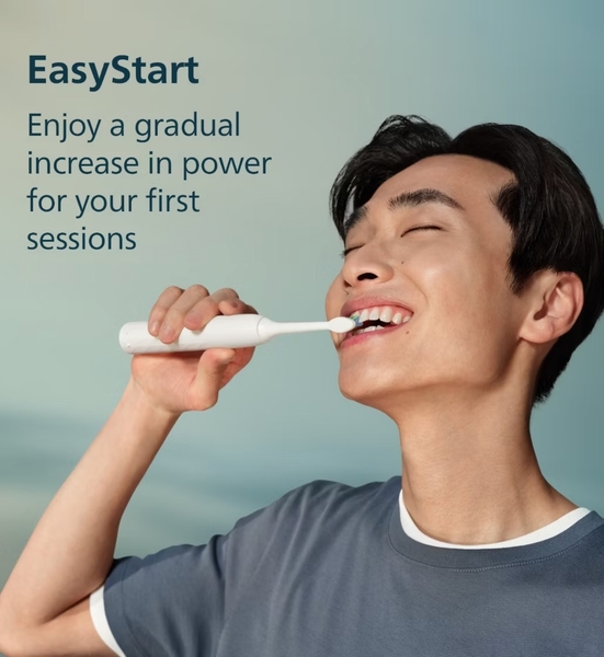 Bàn chải điện Philips Sonicare 1100 (New Gen 2026) - Value Starter Set - sạc có dây