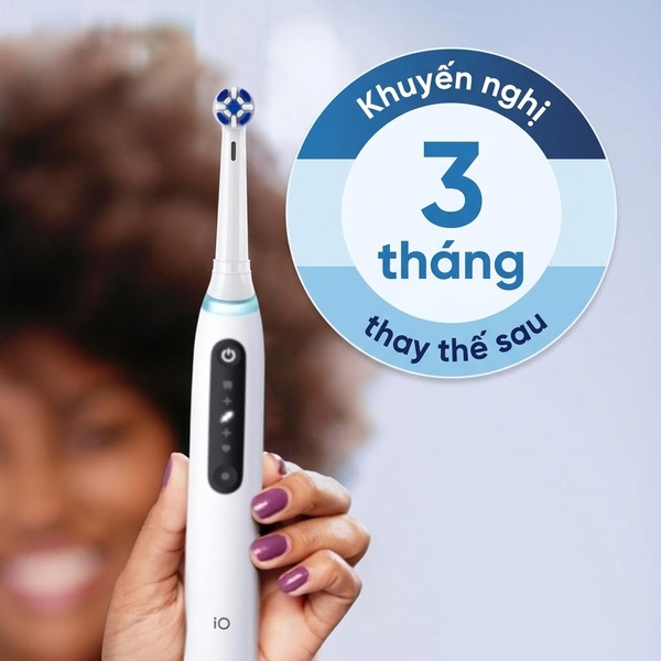 Đầu bàn chải điện 9pmcare iO Deep Clean tương thích với Oral-B iO Series 2-10