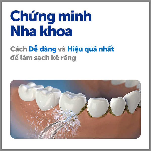 Tăm nước Waterpik WP-563 (Xanh) - 6 đầu tăm thay thế