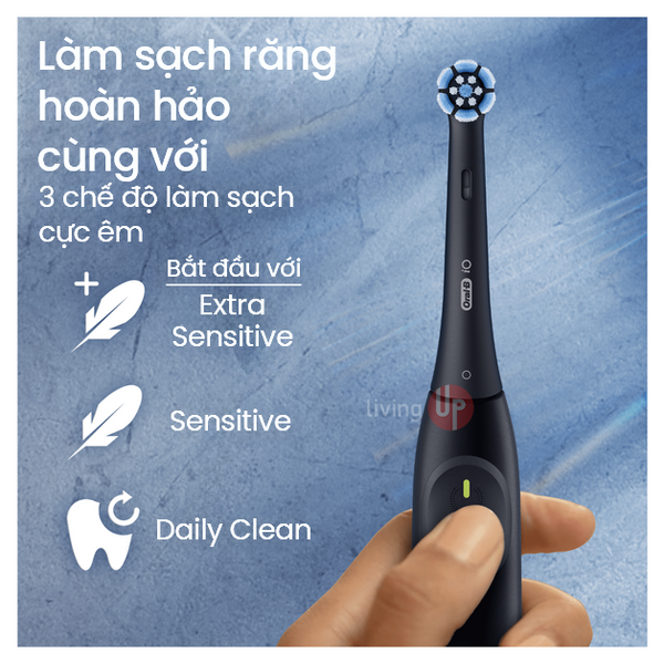 Set 2 bàn chải điện Oral-B iO Series 2 Twinpack (Đen/Trắng)